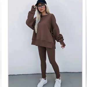 Sweatshirt + Leggings Set